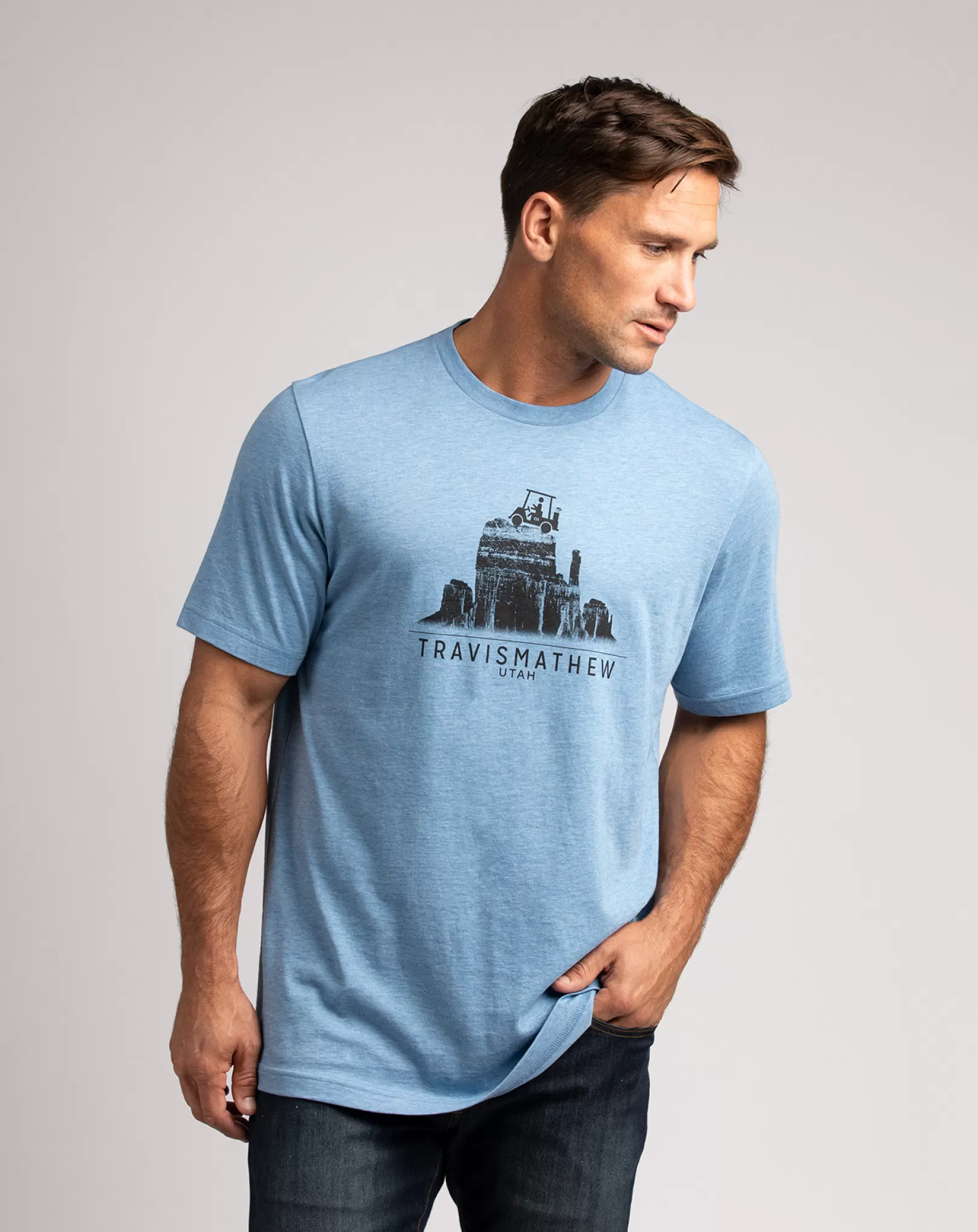 ACROSS THE PLATEAU TEE*TravisMathew Hot