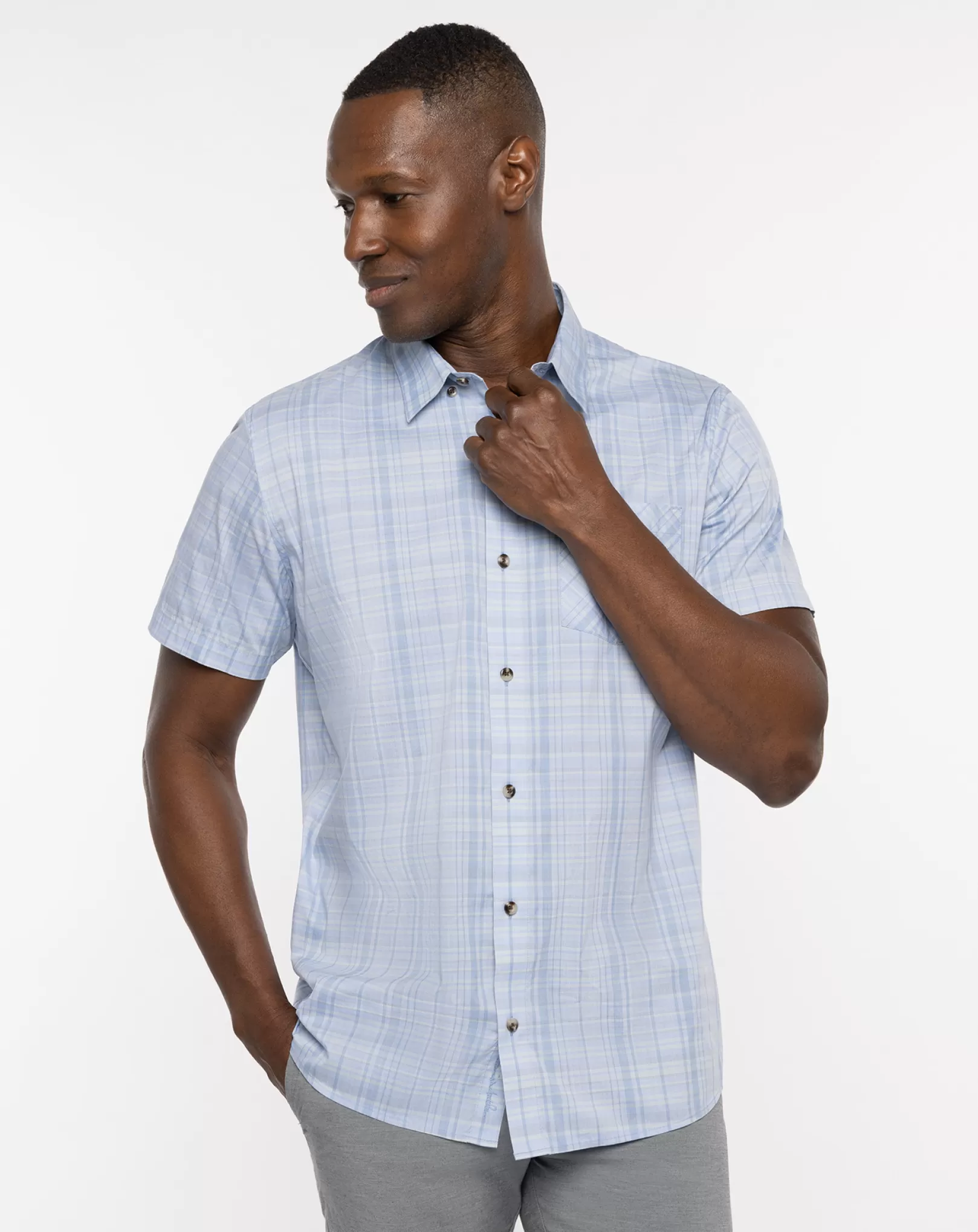 CARDAN BUTTON-UP*TravisMathew Sale