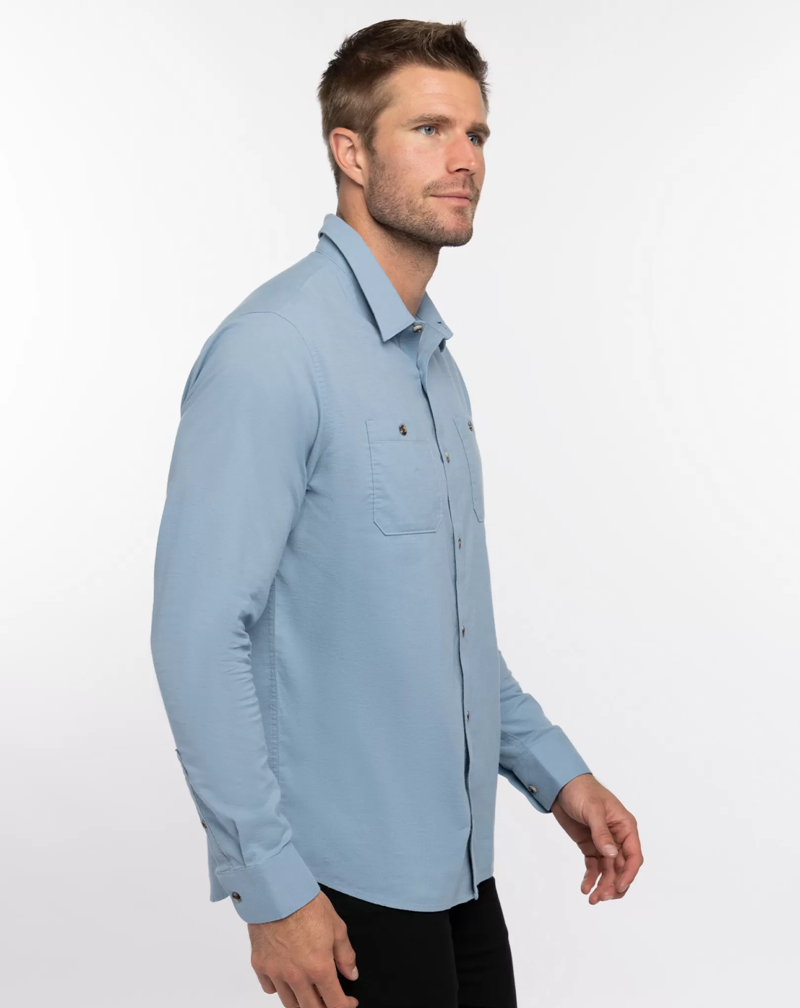 CLOUD FLANNEL BUTTON-UP*TravisMathew Flash Sale