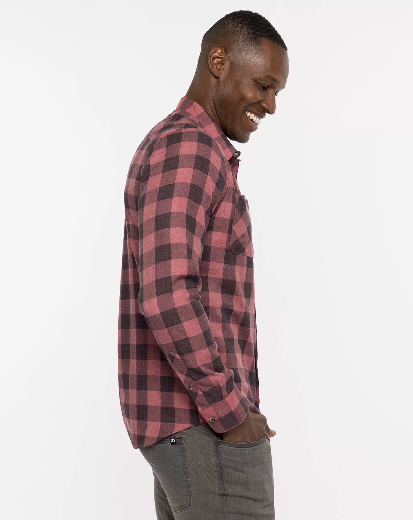 CLOUD FLANNEL PLAID BUTTON-UP*TravisMathew Shop