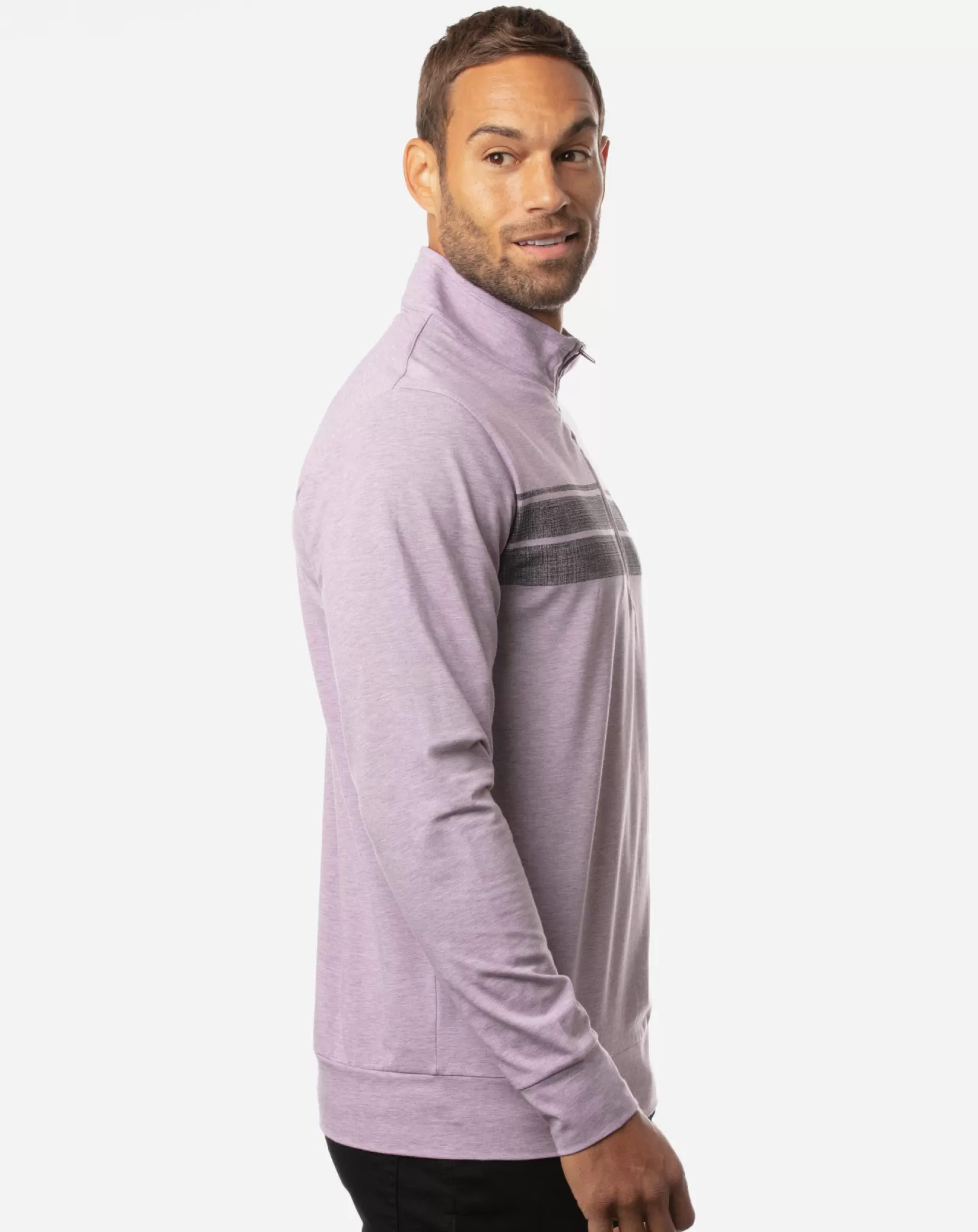 FLEECED QUARTER ZIP*TravisMathew New