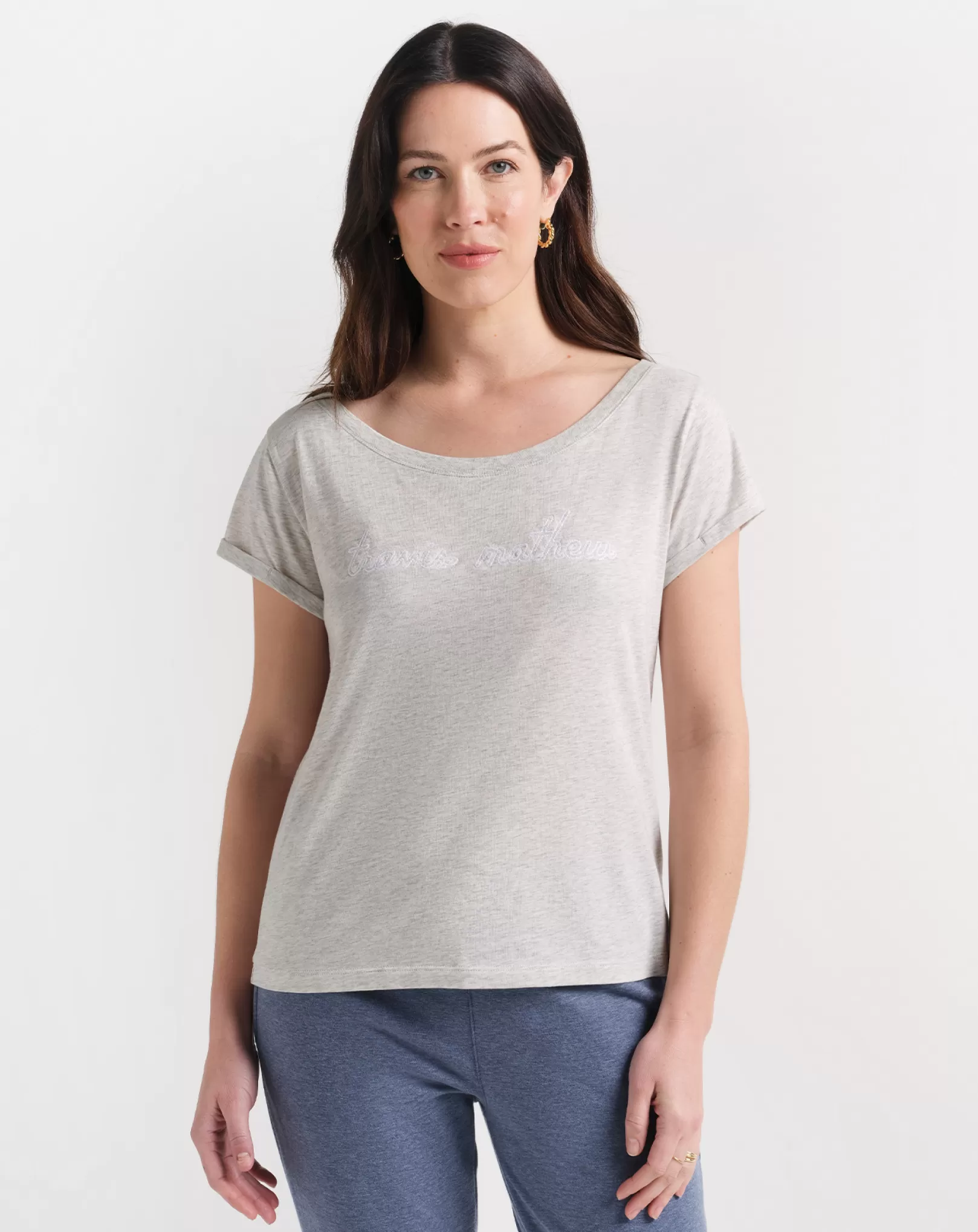 GIRL TALK TM EMBROIDERED TEE*TravisMathew Discount