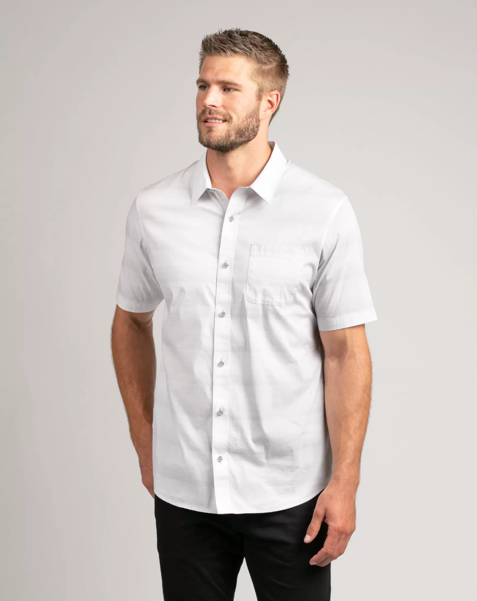 INCREMENTS BUTTON-UP*TravisMathew New