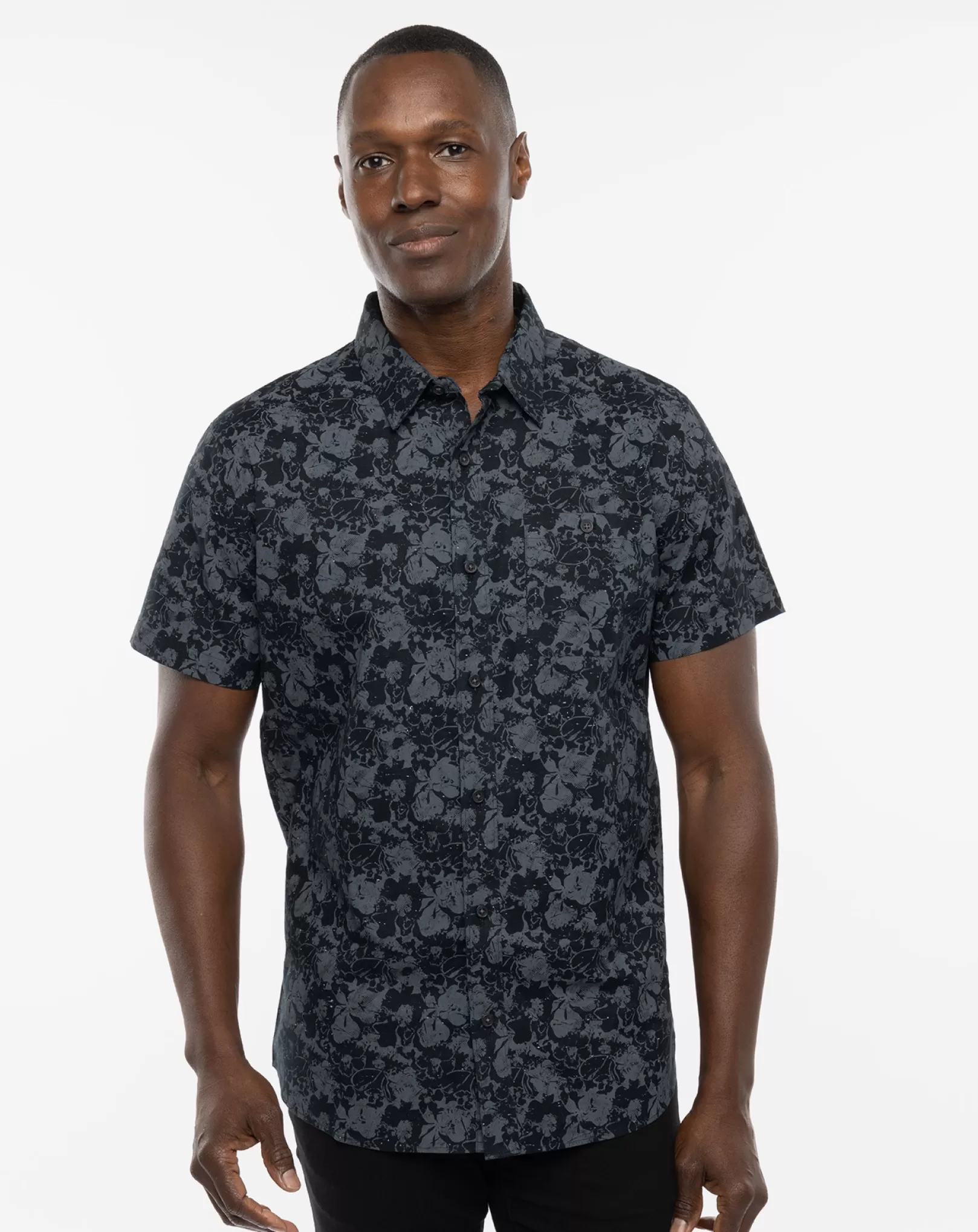 MISPLACED MEMORY BUTTON-UP*TravisMathew Best Sale