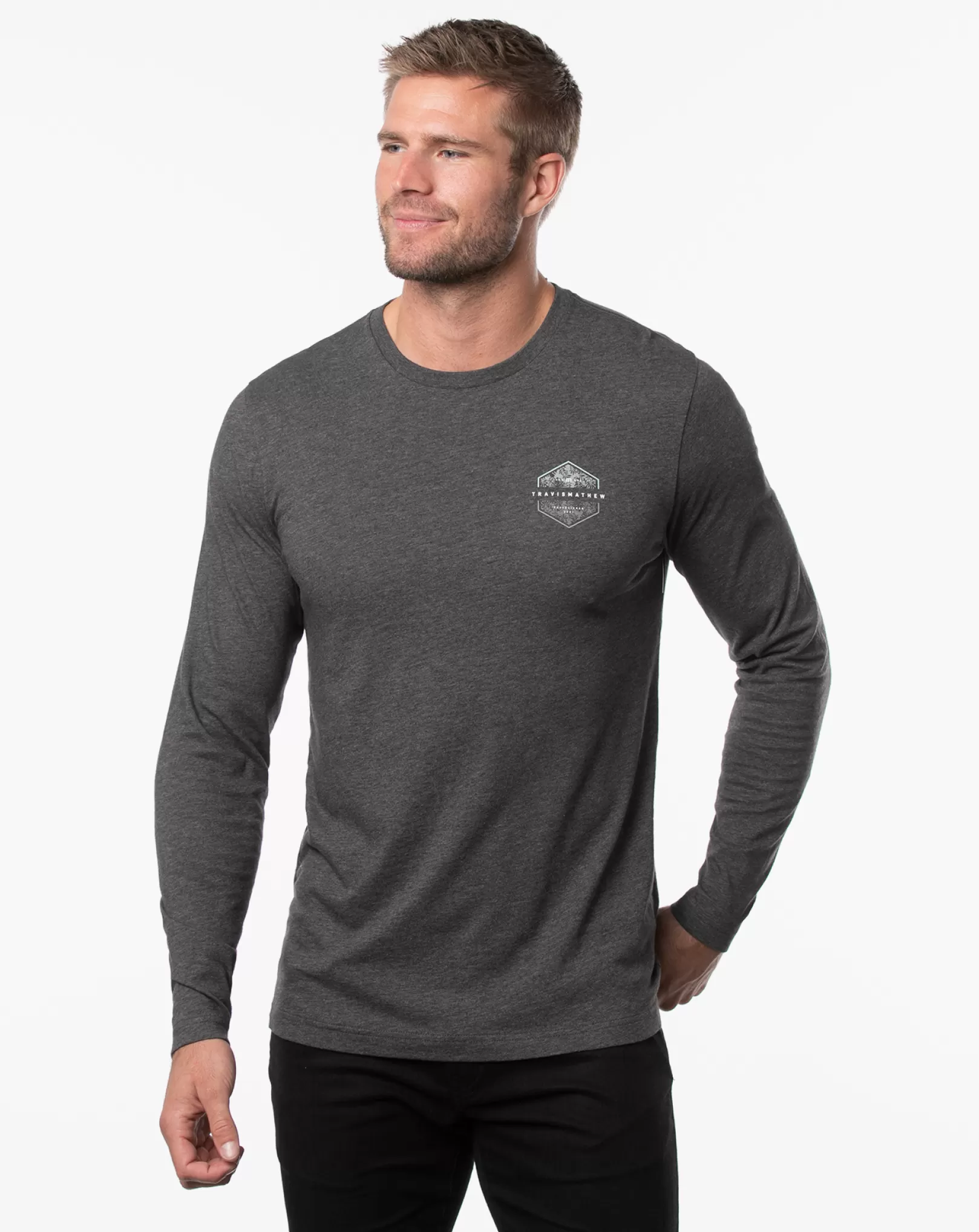 OPEN FIRE LONG SLEEVE TEE*TravisMathew Shop