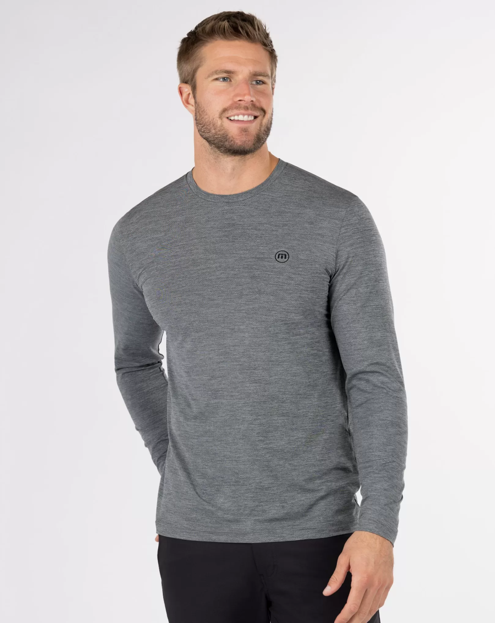 PLAY LIST LONG SLEEVE ACTIVE TEE*TravisMathew Online