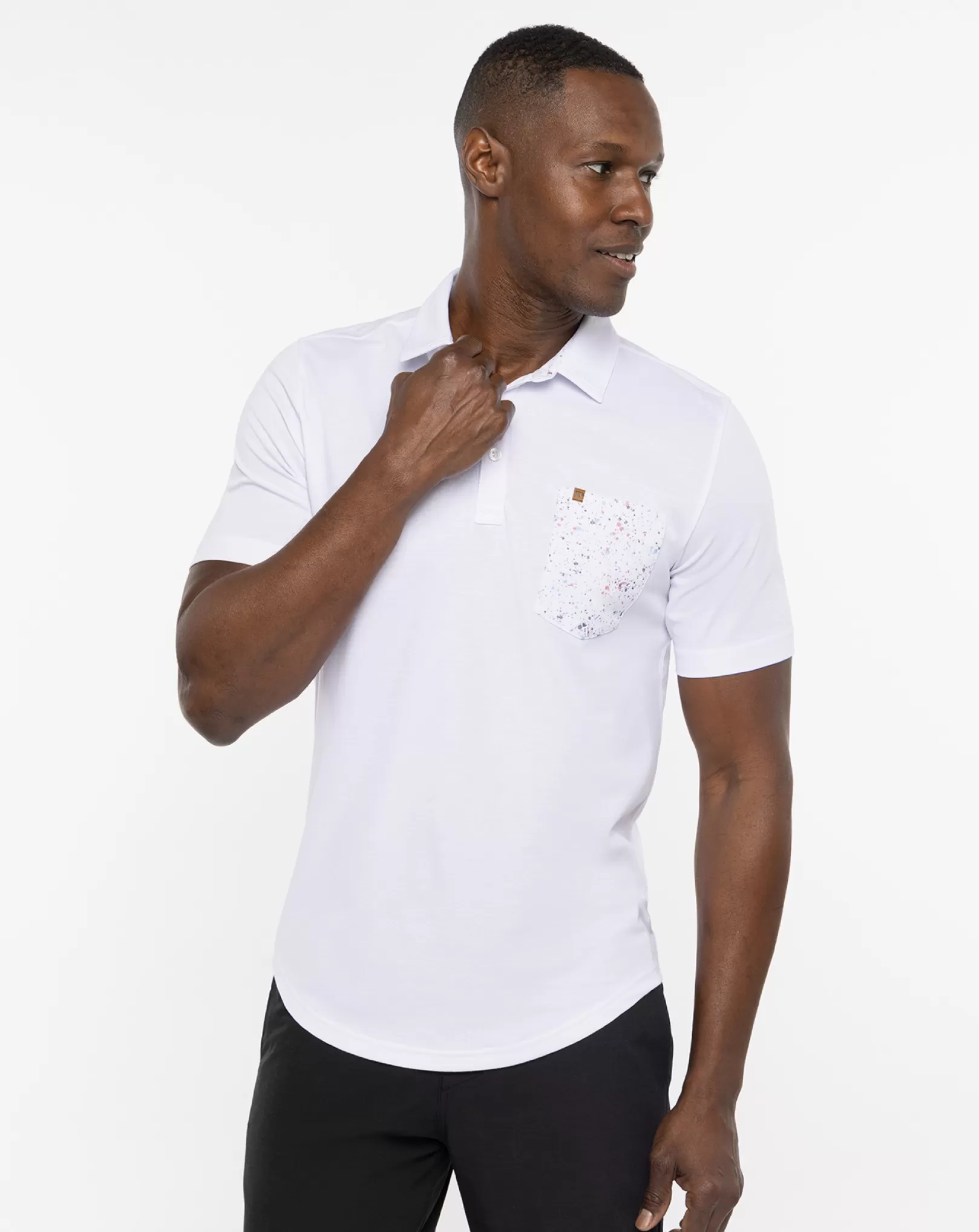 SPLATTER POCKET POLO*TravisMathew Discount