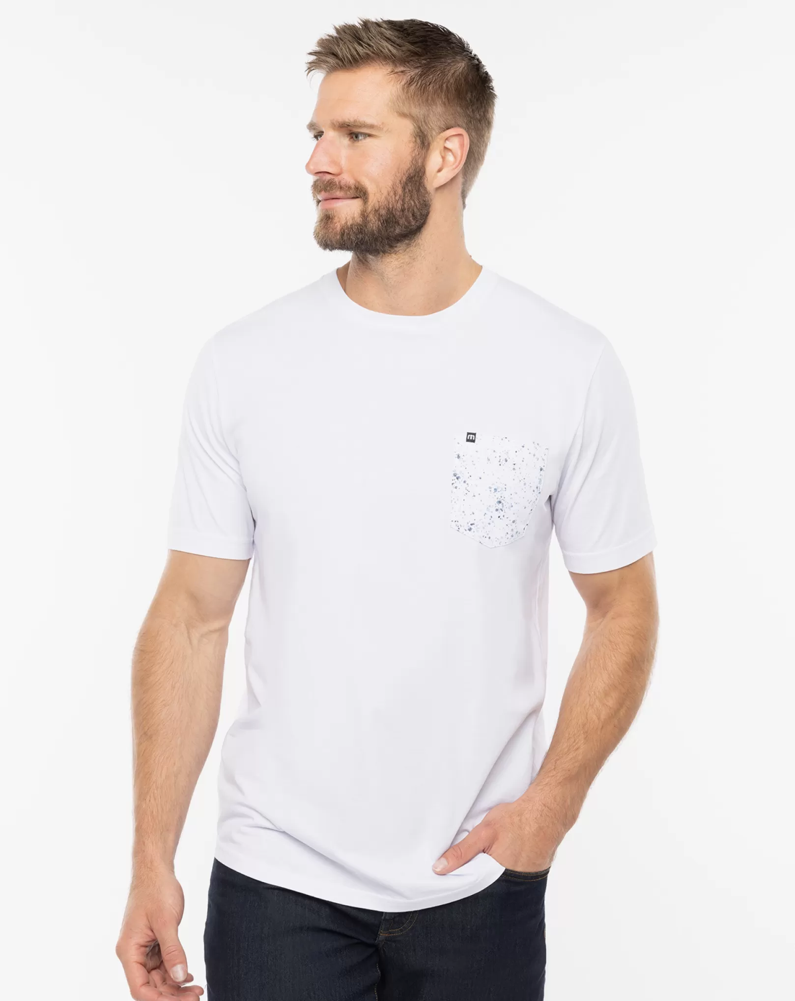 SPLATTER POCKET TEE*TravisMathew Flash Sale