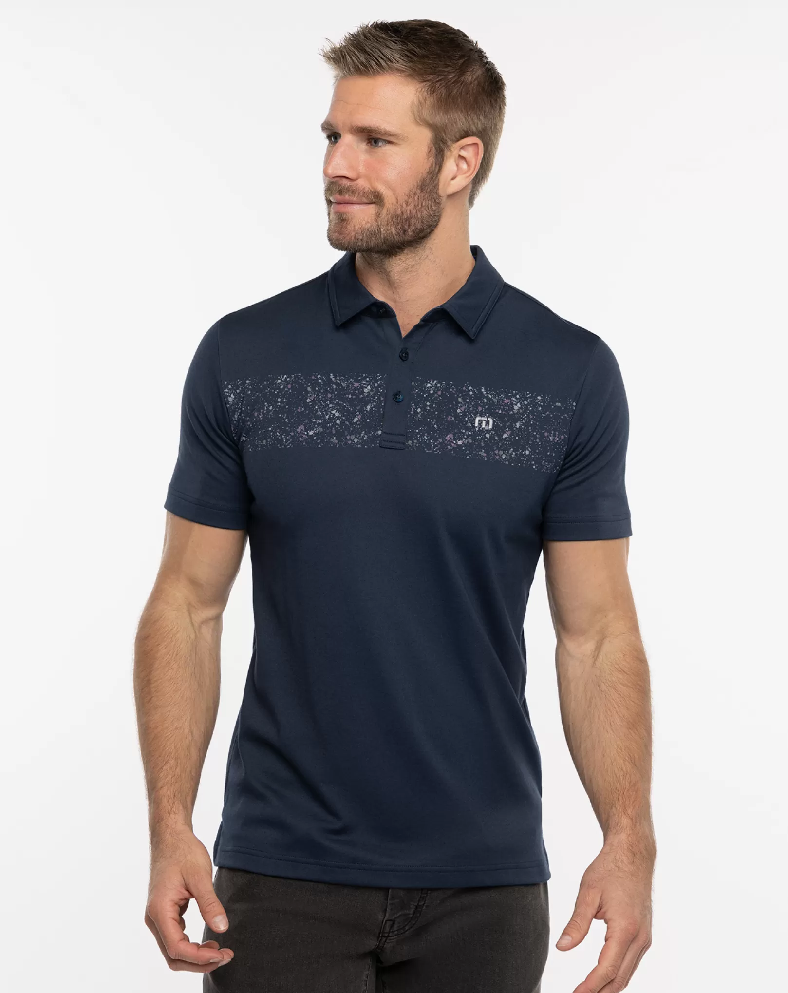 SPLATTER STRIPE POLO*TravisMathew New