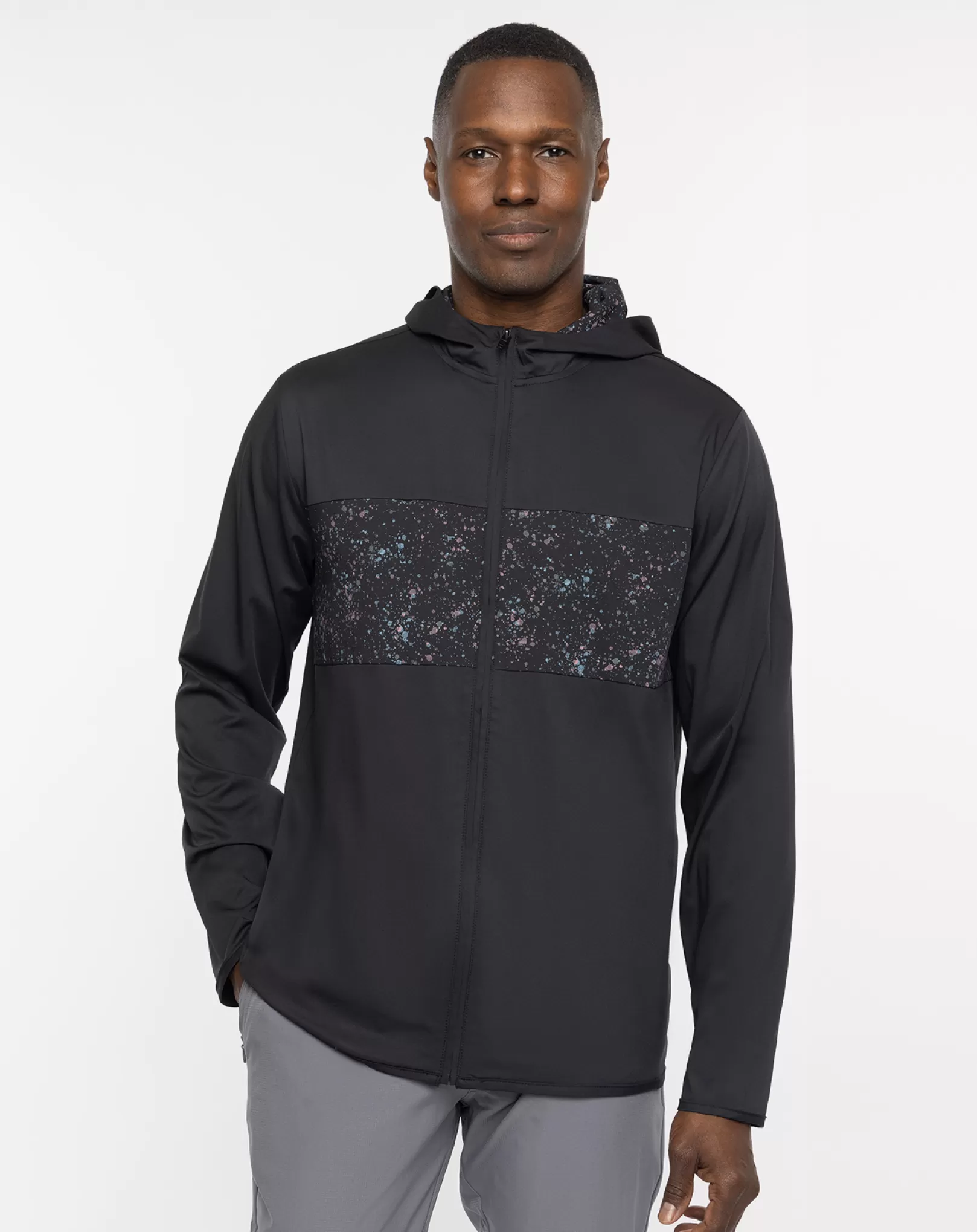 SPLATTER TECH HOODIE*TravisMathew Discount