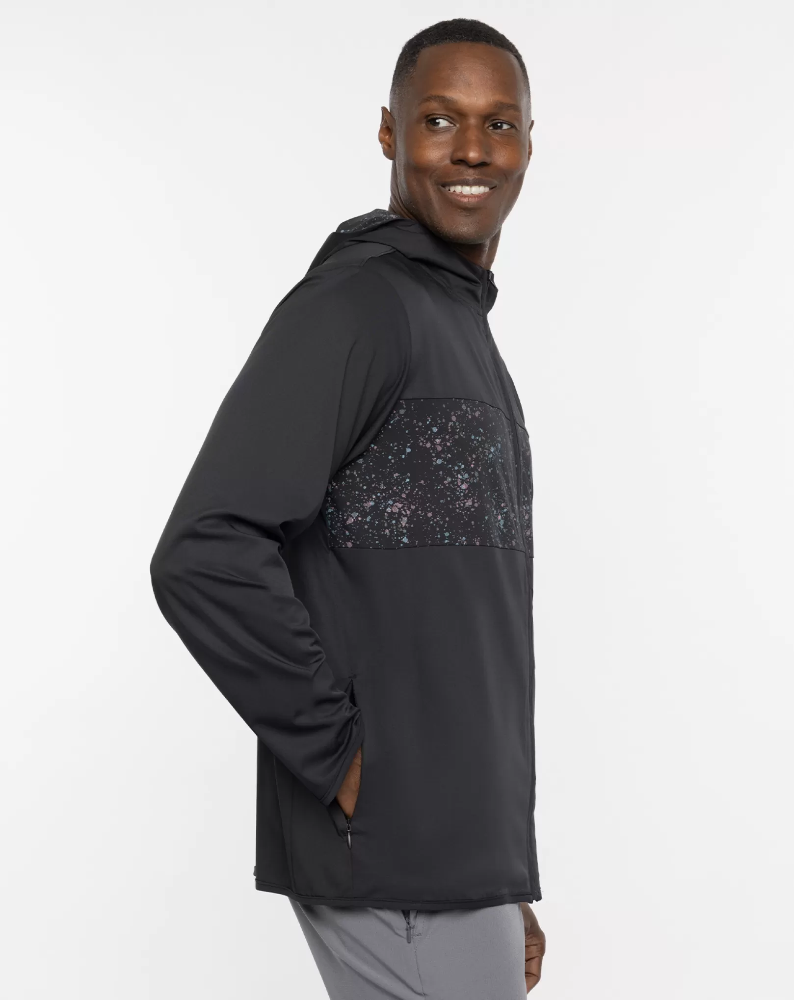 SPLATTER TECH HOODIE*TravisMathew Discount