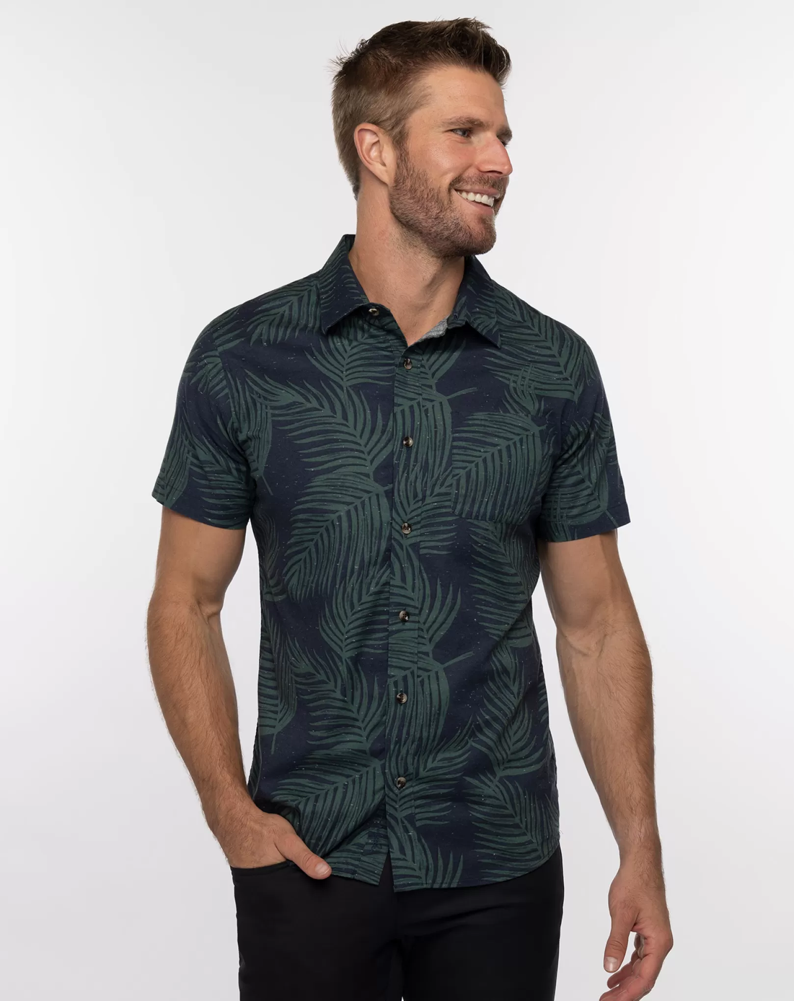 SUGAR RIM BUTTON-UP*TravisMathew Online