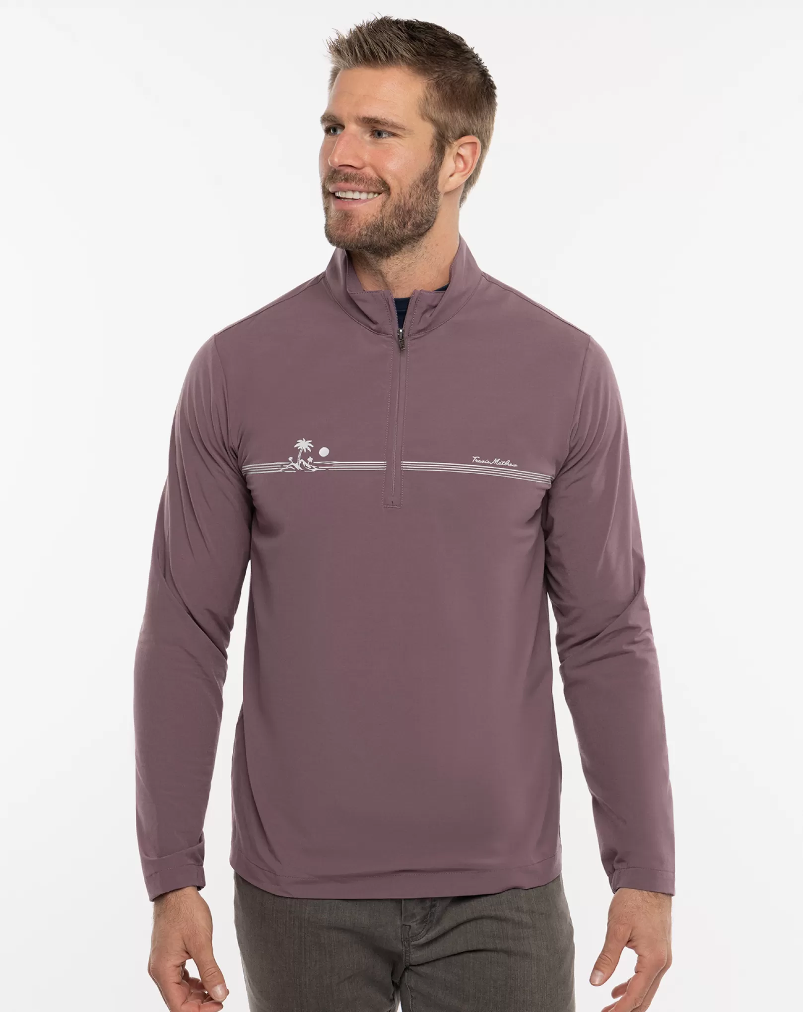 UNEXPECTED SURPRISE QUARTER ZIP*TravisMathew Best