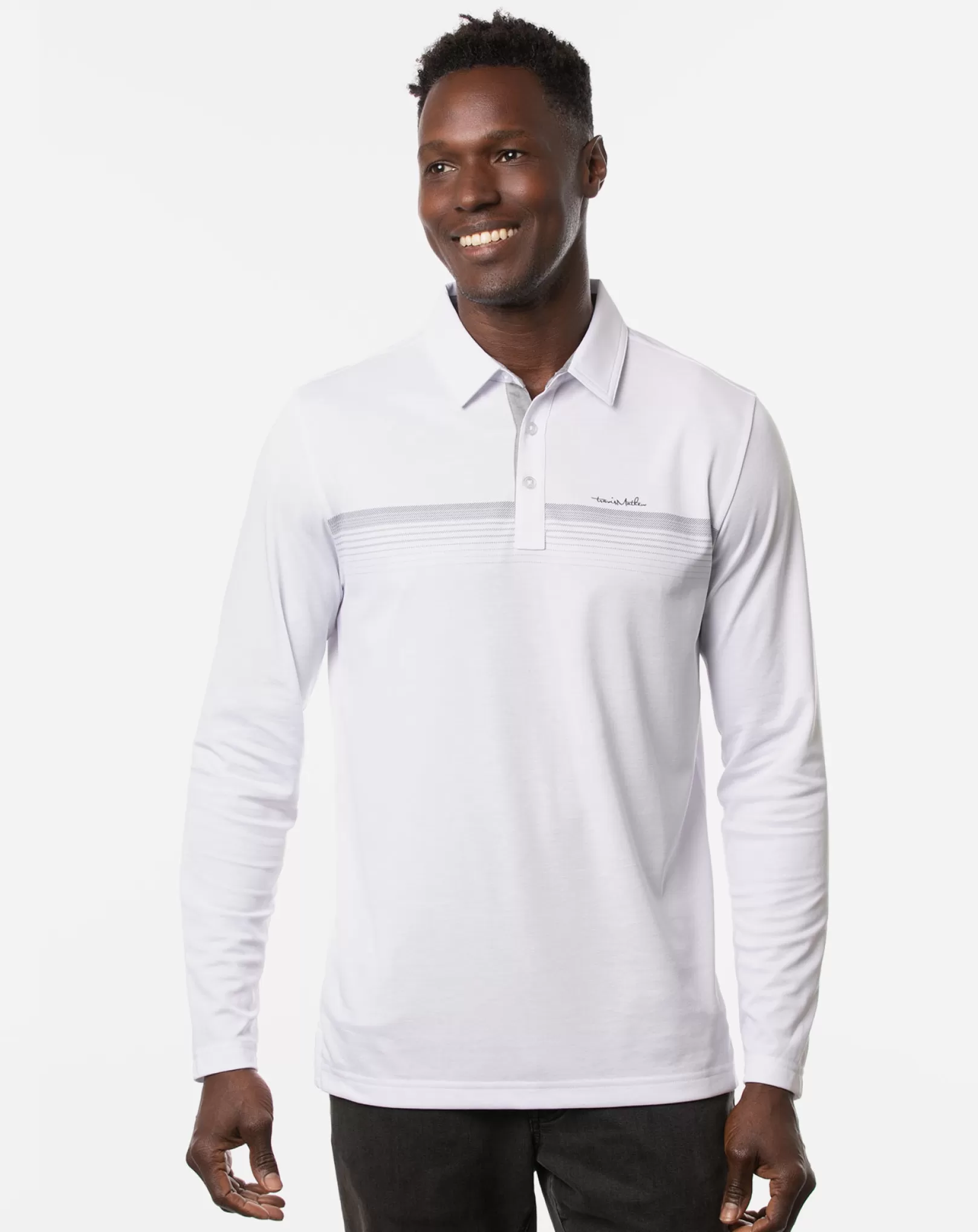 UNPLUGGED LONG SLEEVE POLO*TravisMathew Best