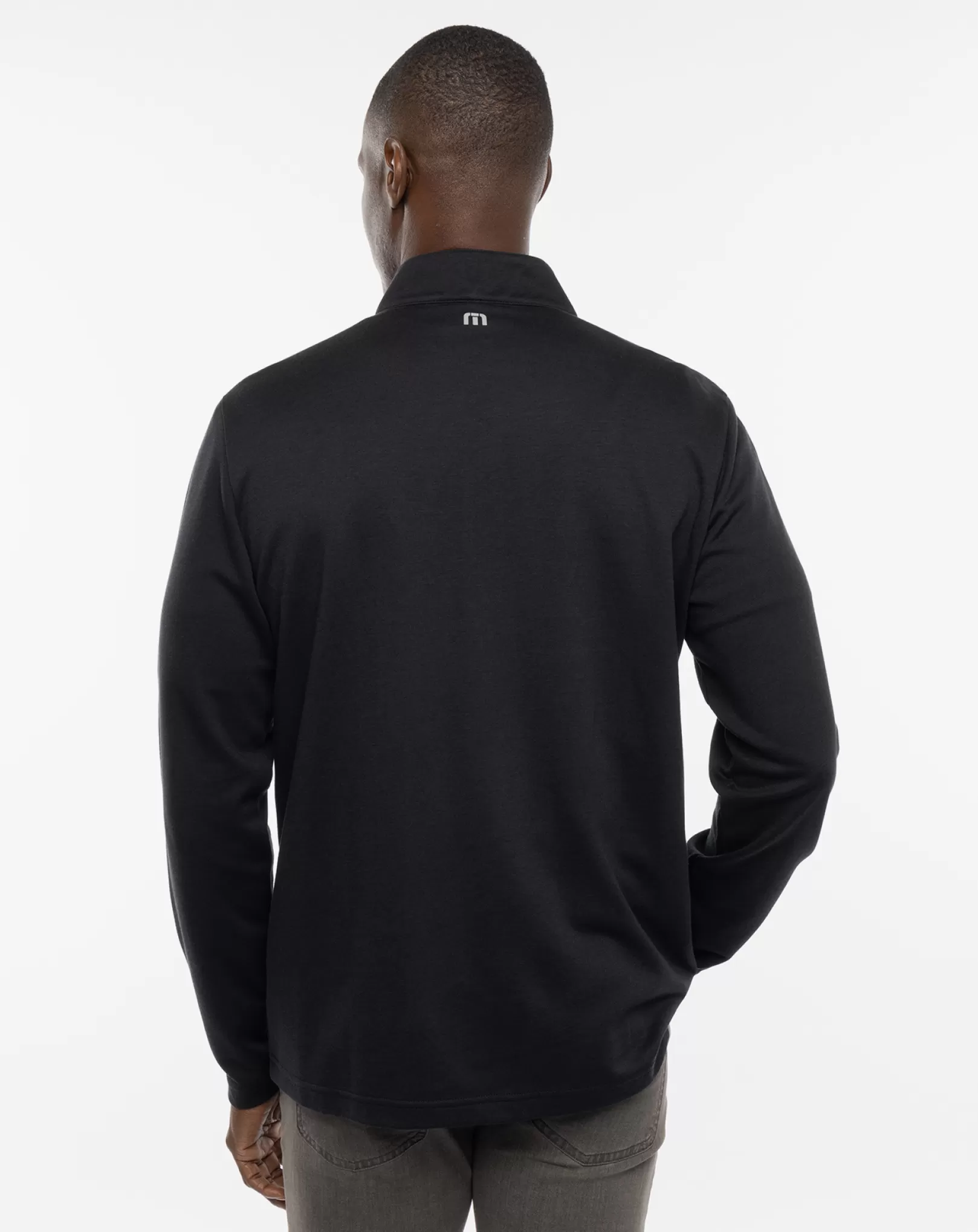 UPGRADED STRIPED QUARTER ZIP*TravisMathew New