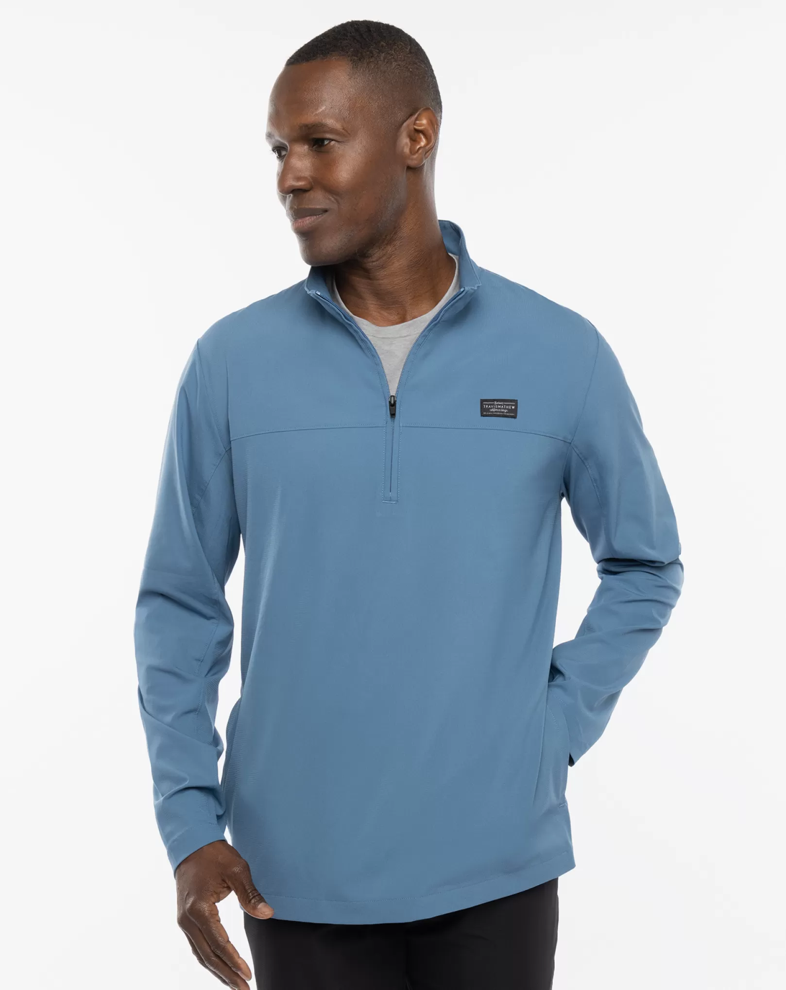 WANDERLUST QUARTER ZIP*TravisMathew Shop