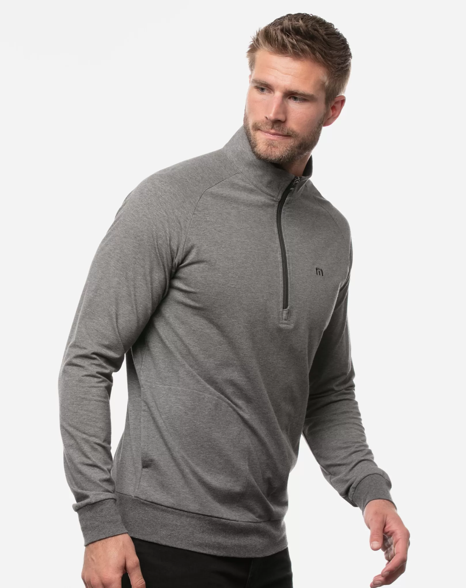 ZACHARY QUARTER ZIP*TravisMathew Best